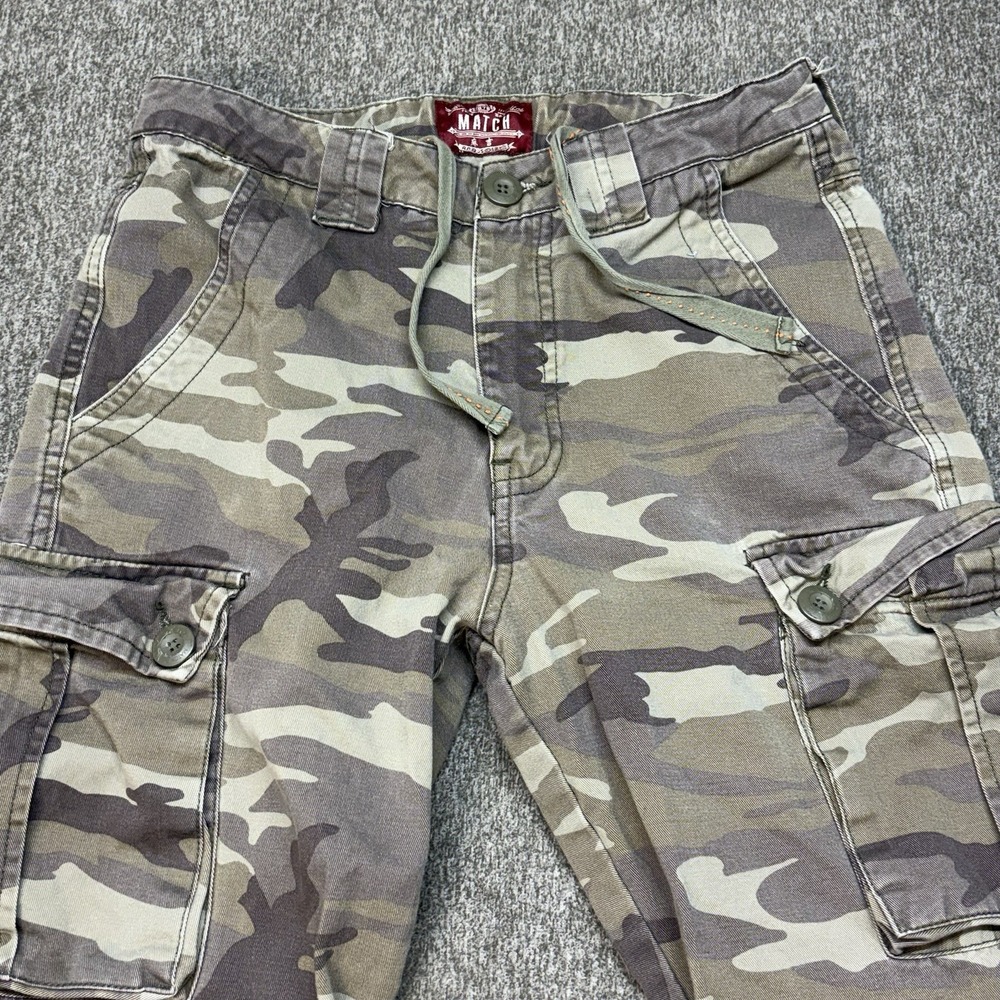 Match Cargo Pants Mens‎ 28x27 Camo Cotton Multi Pocket Military Utility Tactical